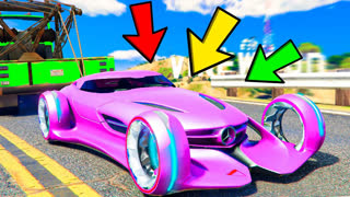 GTA 5 - УГНАЛ НОВЫЙ МЕРСЕДЕС ИЗ БУДУЩЕГО!  - БИТВА ЭВАКУАТОРОВ В GTA 5 ONLINE