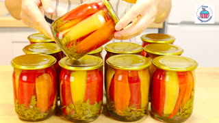 Маринованный перец на зиму, как я делаю каждый год